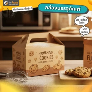 กล่องบรรจุภัณฑ์ มีหูหิ้ว