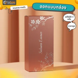 รับออกแบบกล่อง