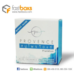 พิมพ์กล่อง ใส่ สบู่ 100 กรัม